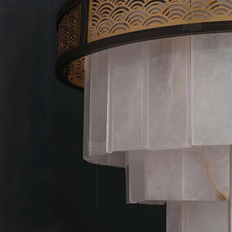 Marble Alabaster Lorry Multi-layer Classic Chandelier - Richardrider
