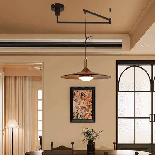 Dining Room Chandelier Simple Walnut Creative Chandelier