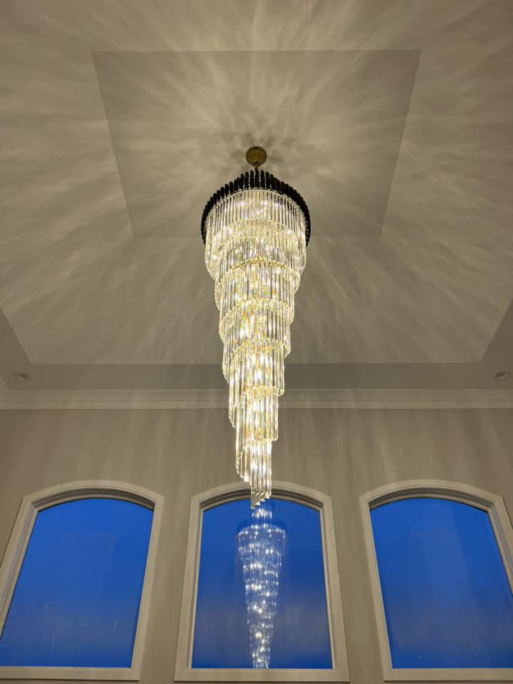 Cyrus Multiple Tier Crystal Chandelier - Richardrider