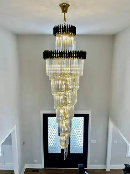 Cyrus Multiple Tier Crystal Chandelier - Richardrider
