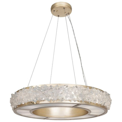 Citrine Halo Crystal Chandelier
