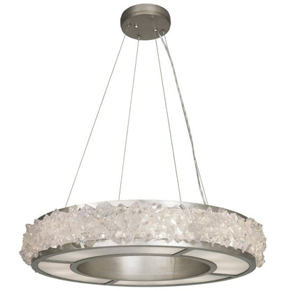 Citrine Halo Crystal Chandelier