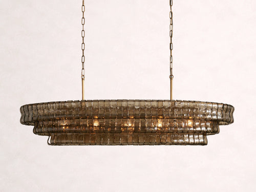Ghiaccio Oval Chandelier
