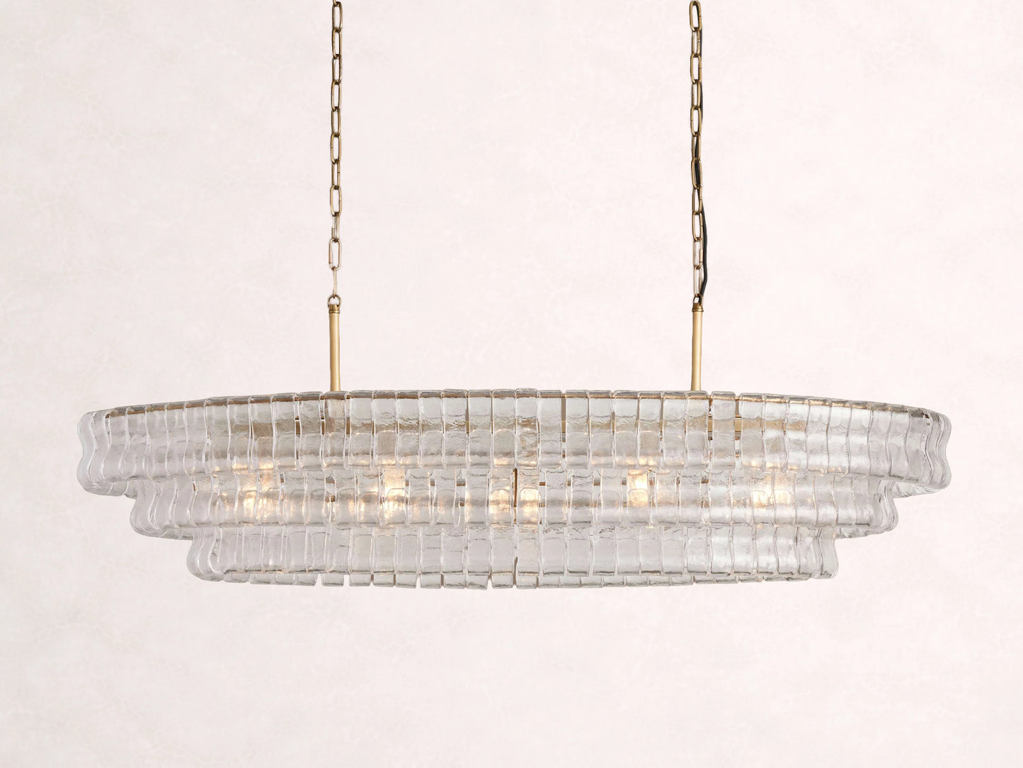 Ghiaccio Oval Chandelier