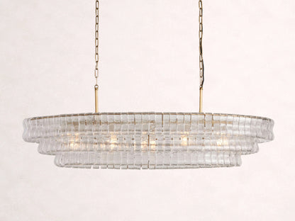 Ghiaccio Oval Chandelier