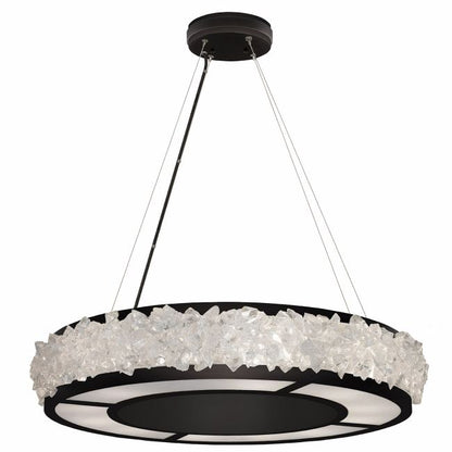 Citrine Halo Crystal Chandelier