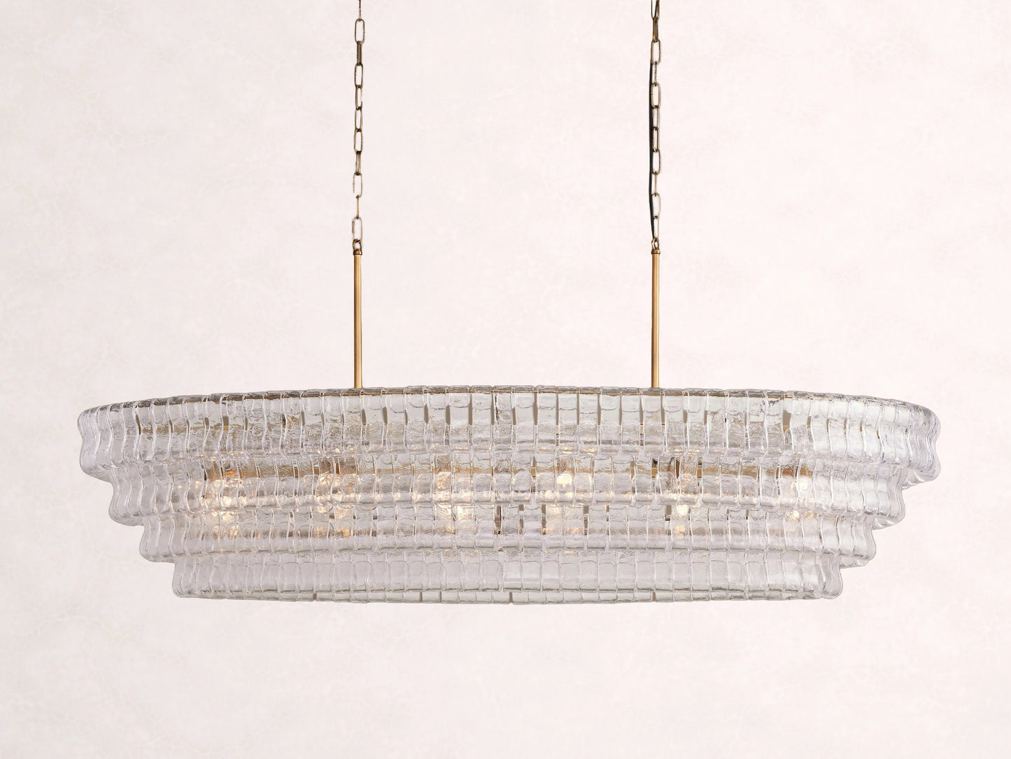 Ghiaccio Oval Chandelier