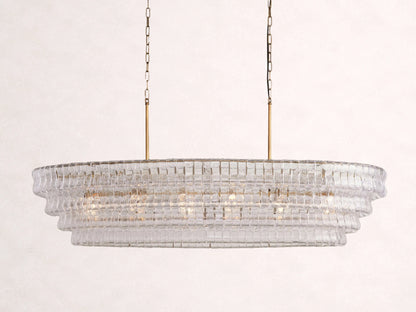 Ghiaccio Oval Chandelier
