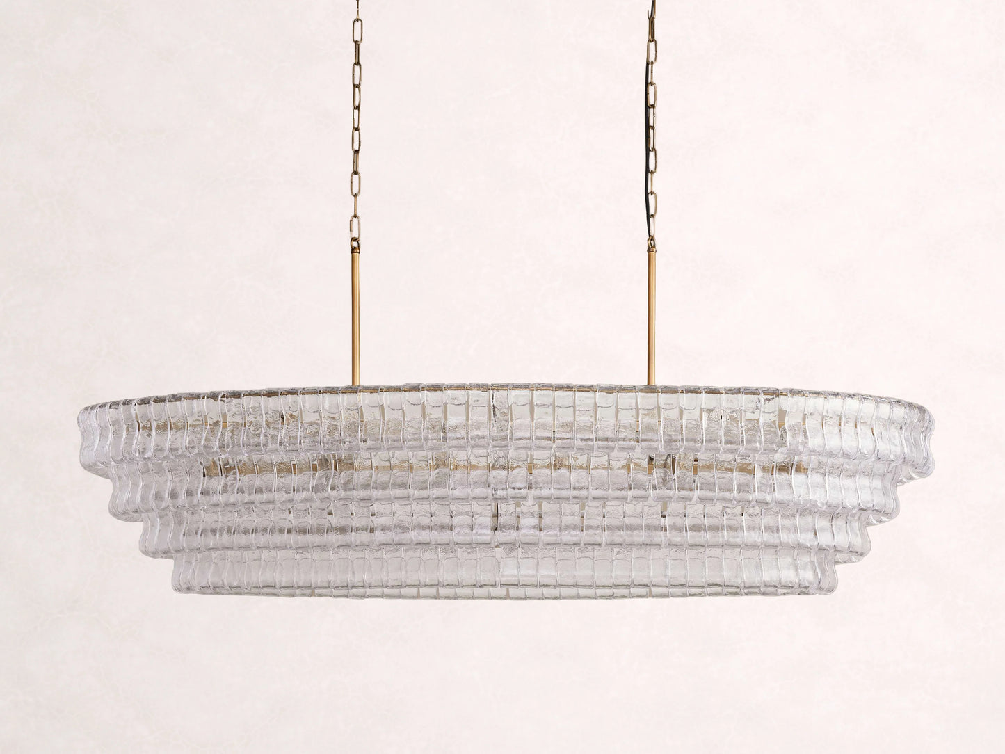 Ghiaccio Oval Chandelier
