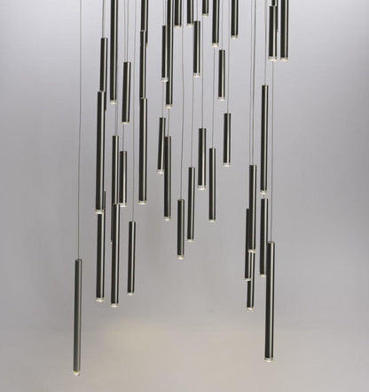 Bellini Square Tubular Pendant Light Chandelier - Richardrider