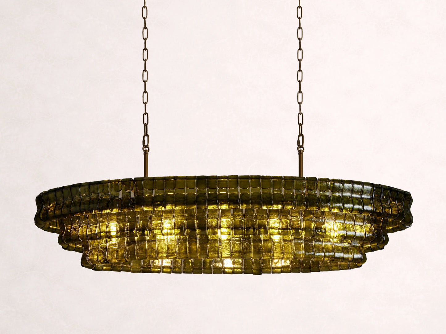 Ghiaccio Oval Chandelier