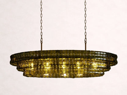 Ghiaccio Oval Chandelier