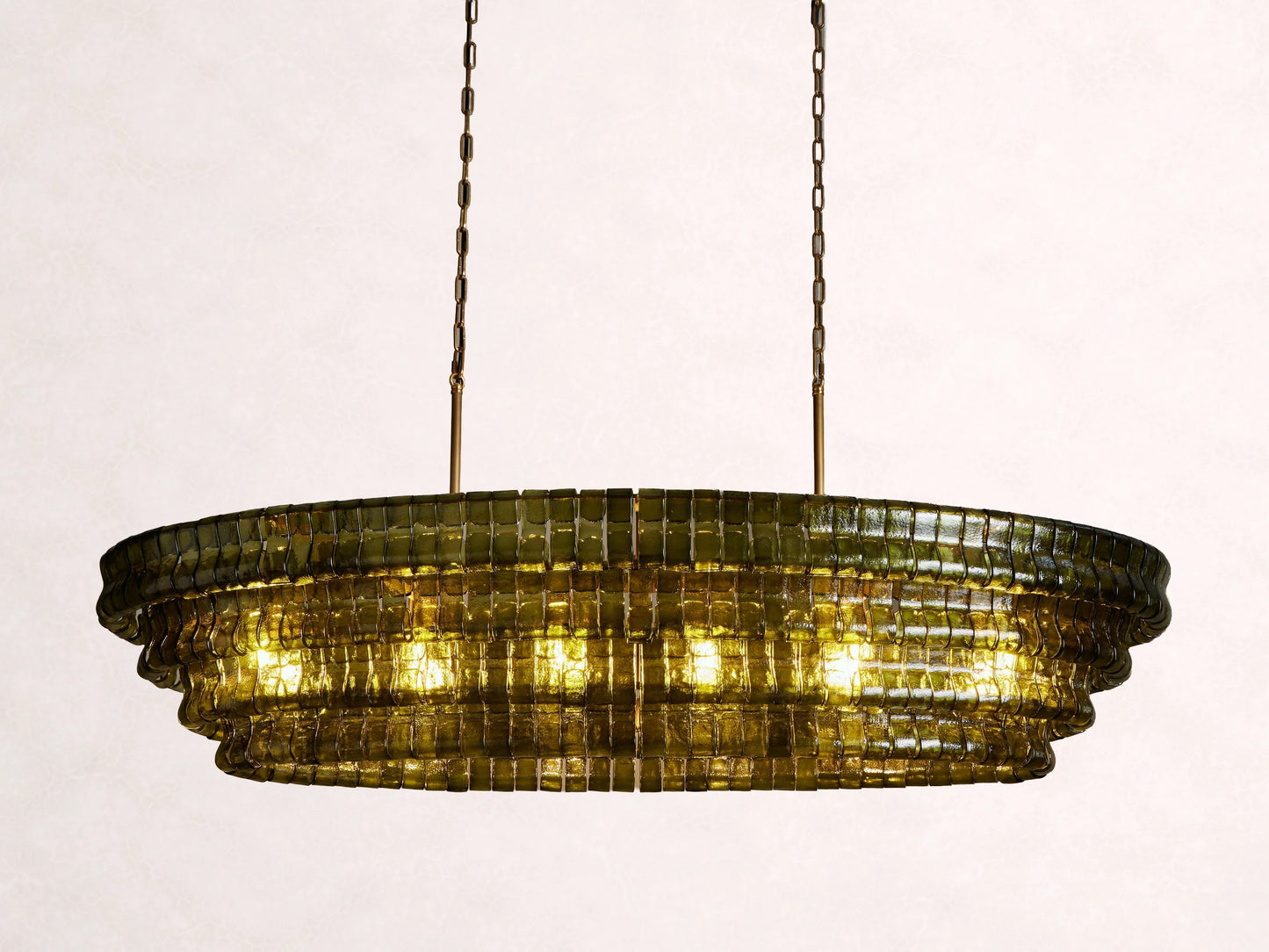 Ghiaccio Oval Chandelier