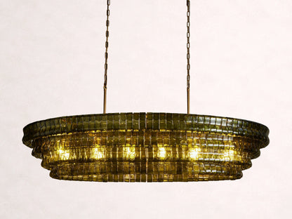 Ghiaccio Oval Chandelier