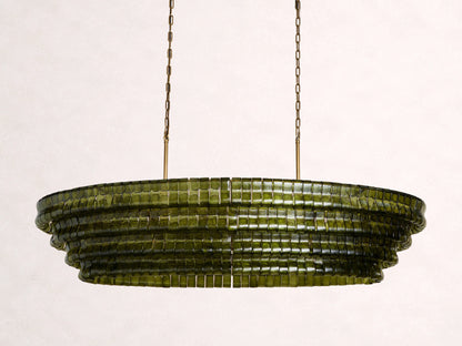 Ghiaccio Oval Chandelier