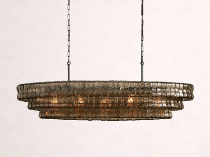 Ghiaccio Oval Chandelier