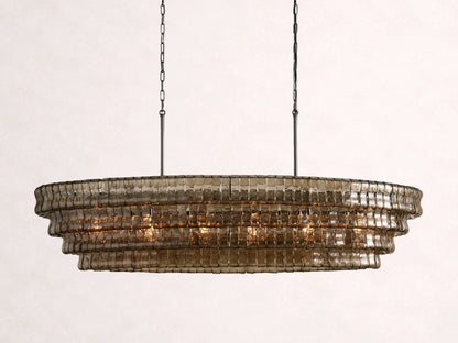 Ghiaccio Oval Chandelier