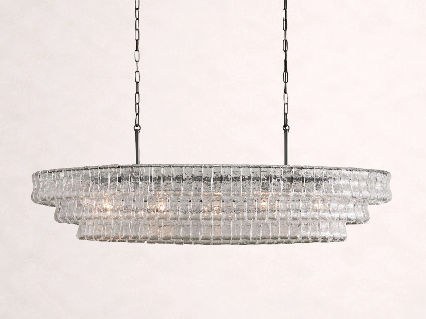 Ghiaccio Oval Chandelier