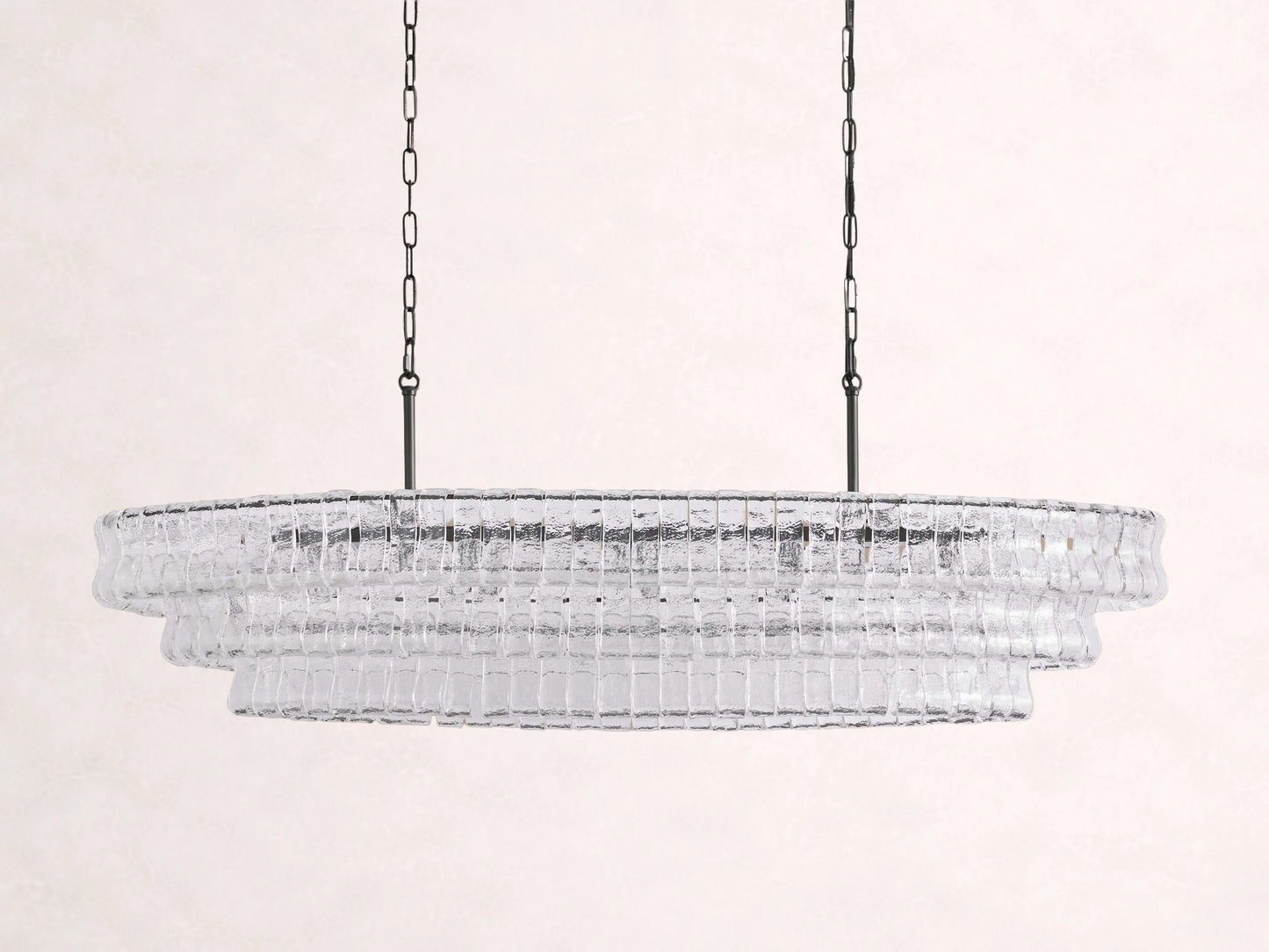 Ghiaccio Oval Chandelier