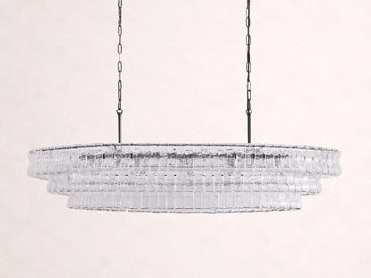Ghiaccio Oval Chandelier
