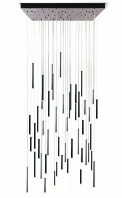Bellini Square Tubular Pendant Light Chandelier - Richardrider