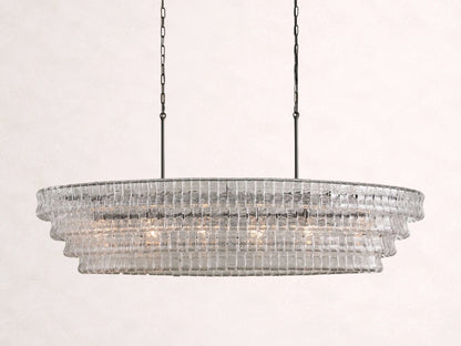 Ghiaccio Oval Chandelier