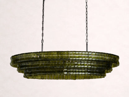 Ghiaccio Oval Chandelier