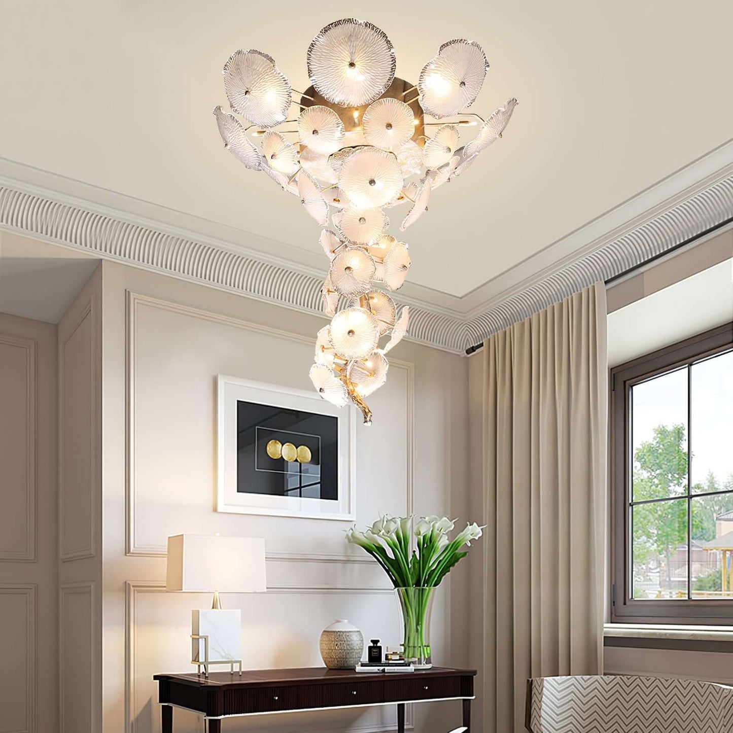 Nenufar Water Lily Chandelier 23.6" 31.5" - Richardrider
