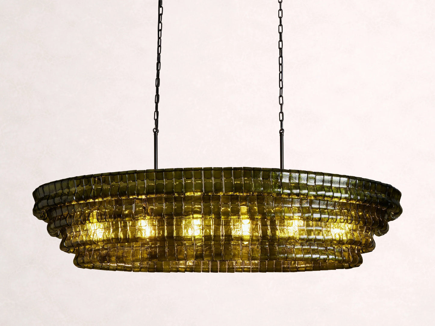 Ghiaccio Oval Chandelier
