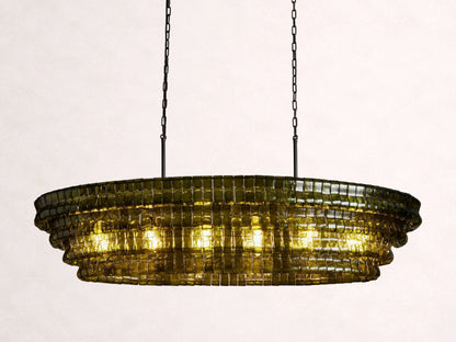 Ghiaccio Oval Chandelier