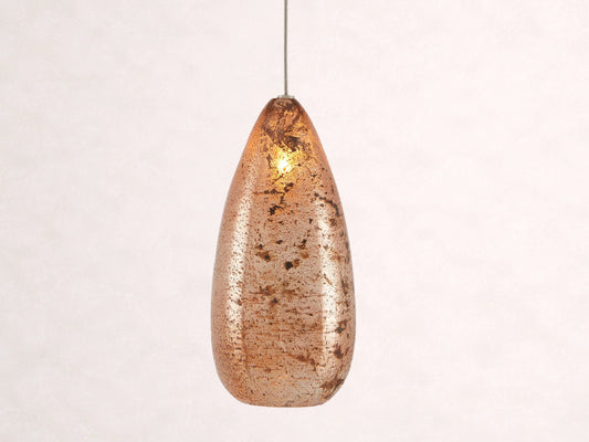 Edda Cascade Teardrop Mercury Glass Pendant