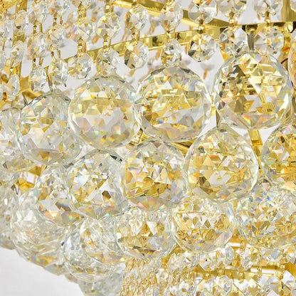 Kaler Elegant Luxury Living Room Three Tier Crystal Chandelier 30" D - Richardrider