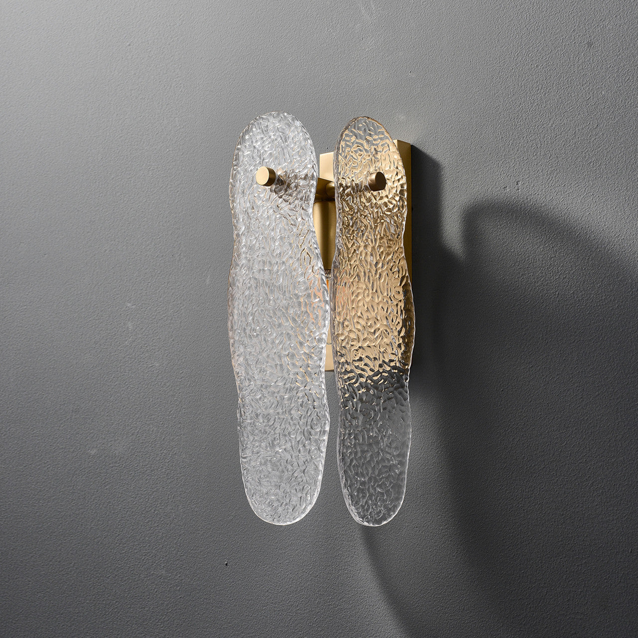 Ice Sculpture Glass Wall Sconce - Richardrider