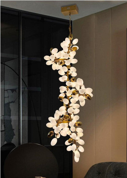 Large Branch Copper Chandelier with Grape Shape - Richardrider
