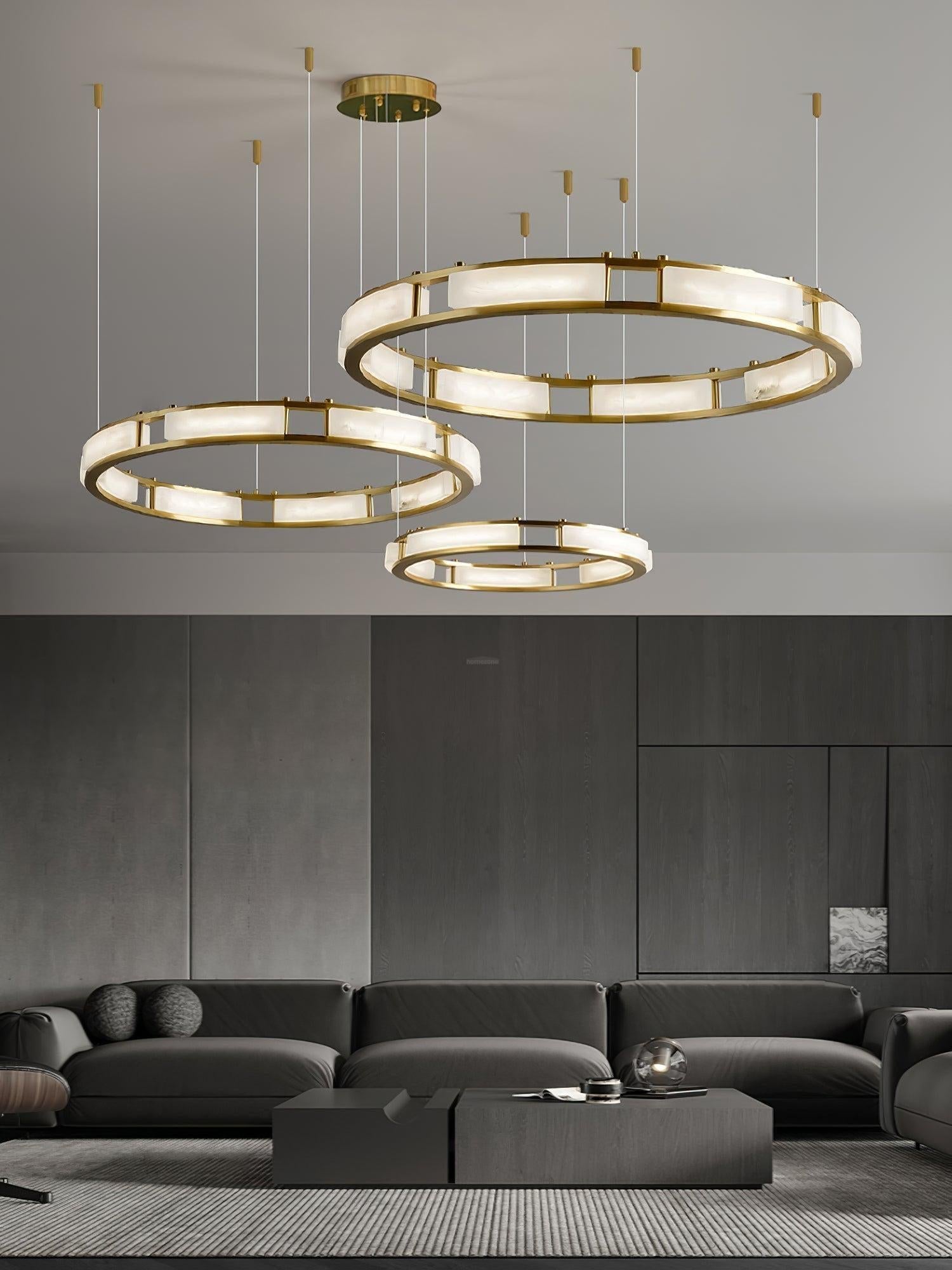Qatar Alabaster Round Chandelier - Richardrider