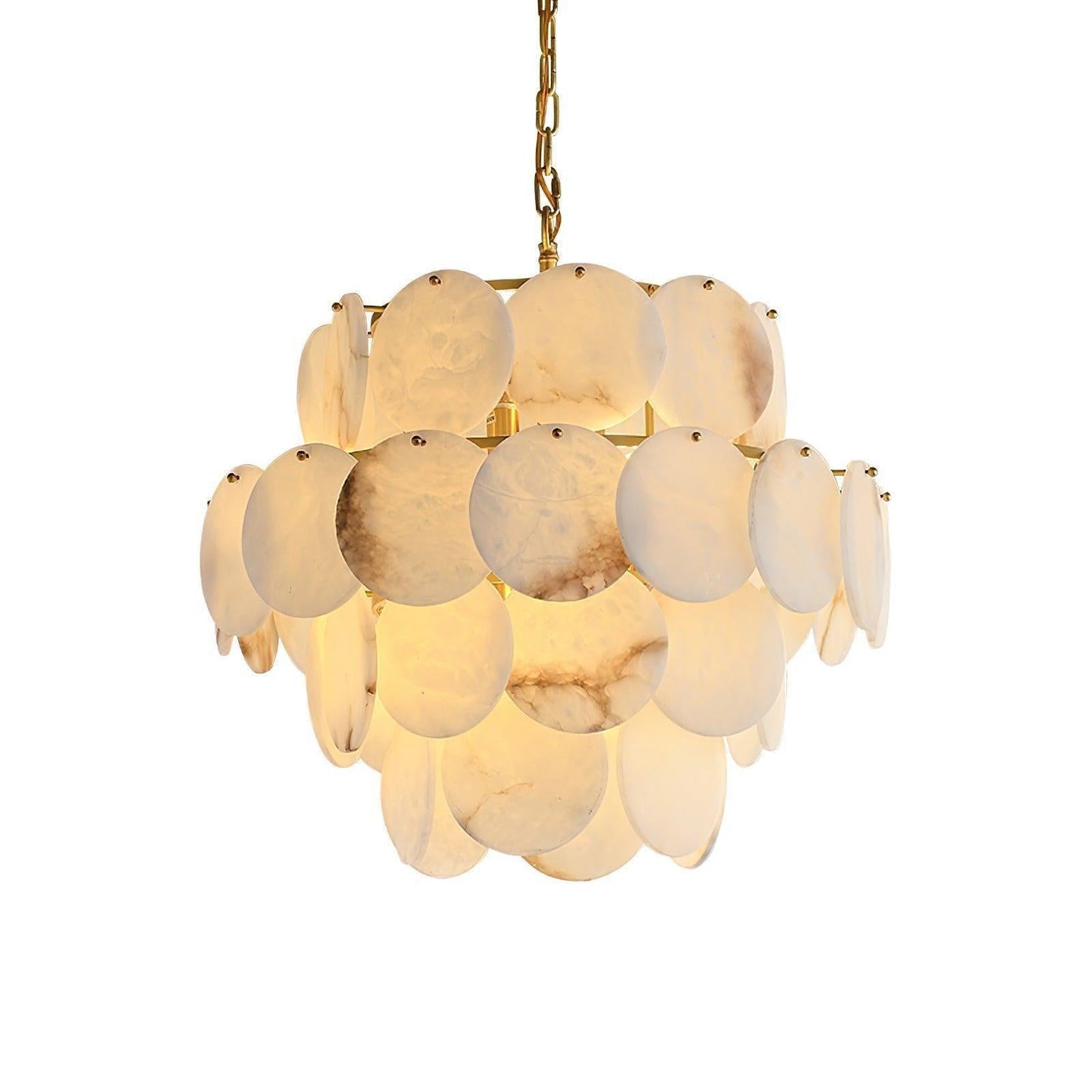 Alabaster Shell Brass Chandelier with 2/3/4/5/6 layer - Richardrider