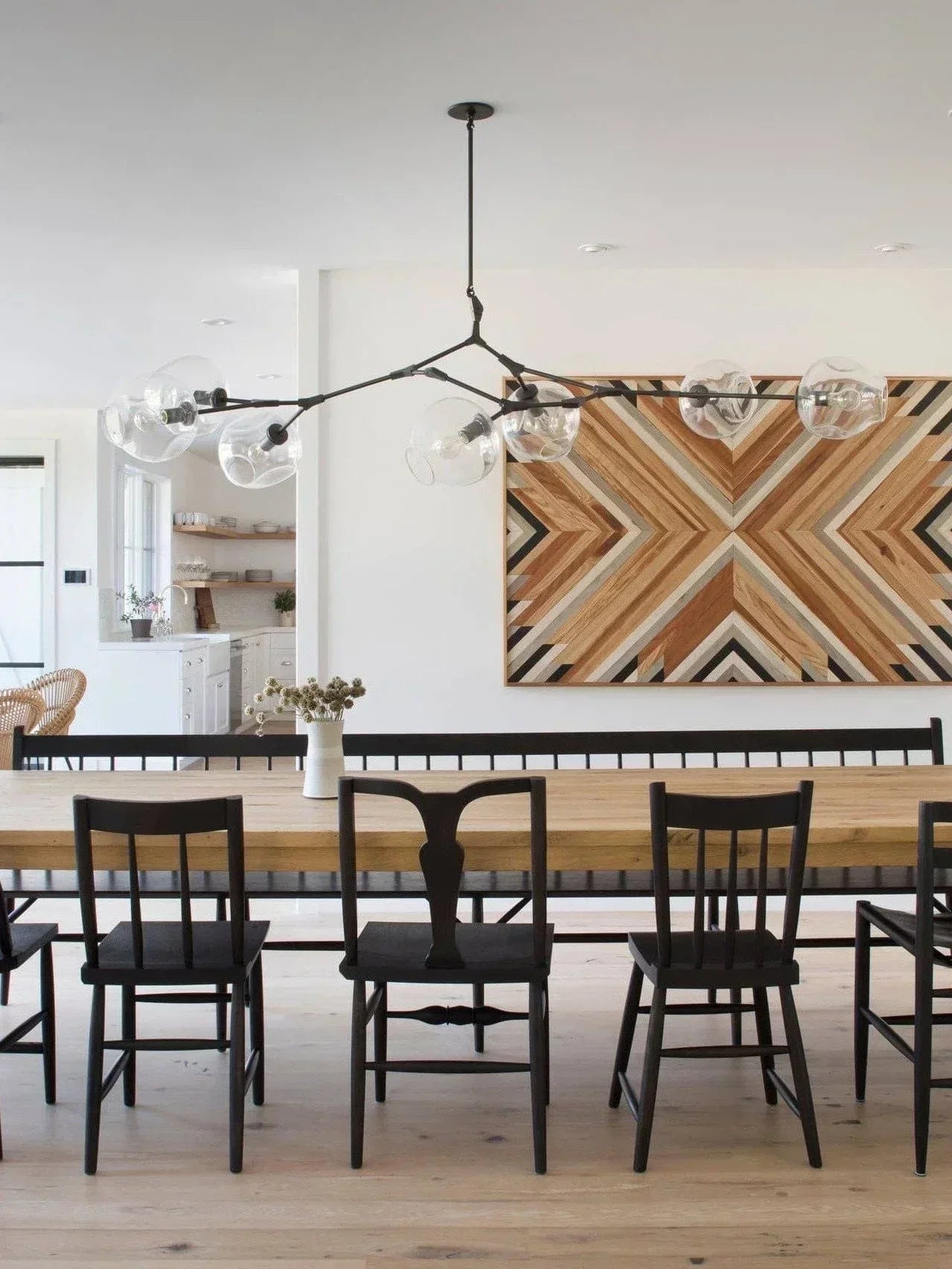 Modern Sputnik Smoky Gray/Amber Glass Branch Chandelier for Kitchen Island/Dining Room - Richardrider