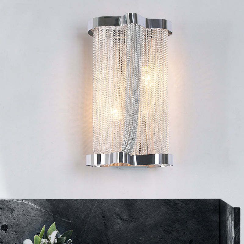 Ashley Aluminum Chain Tassel Wall Sconce - Richardrider