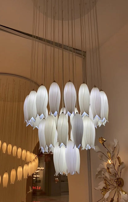 Elegant Flower Chandelier For Foyer/ Staircase - Richardrider