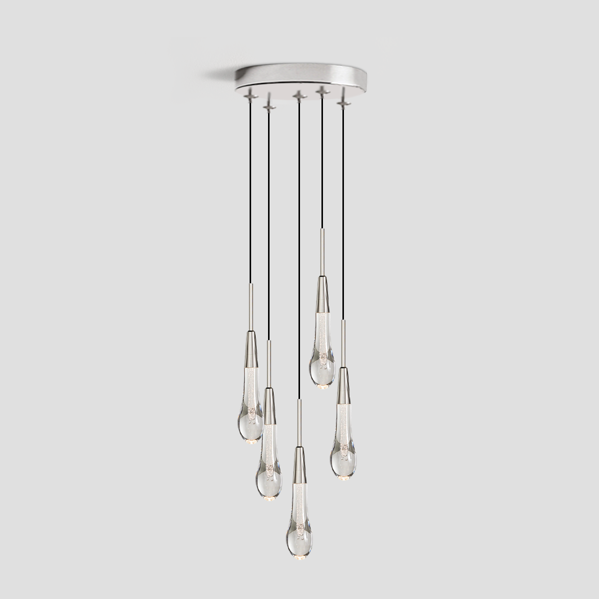 Soltaire Cluster Crystal Pendant 3 Light 5 Light 7Light - Richardrider