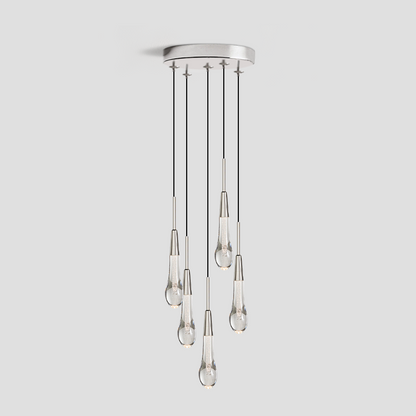 Soltaire Cluster Crystal Pendant 3 Light 5 Light 7Light - Richardrider