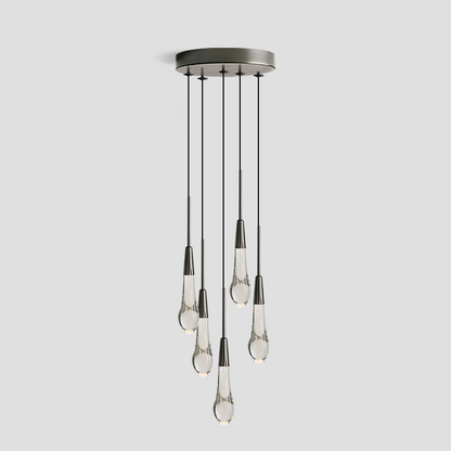 Soltaire Cluster Crystal Pendant 3 Light 5 Light 7Light - Richardrider