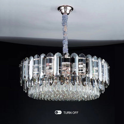 Luxury Smoke Gray K9 Crystal Chandeliers for Dining Room/Living Room