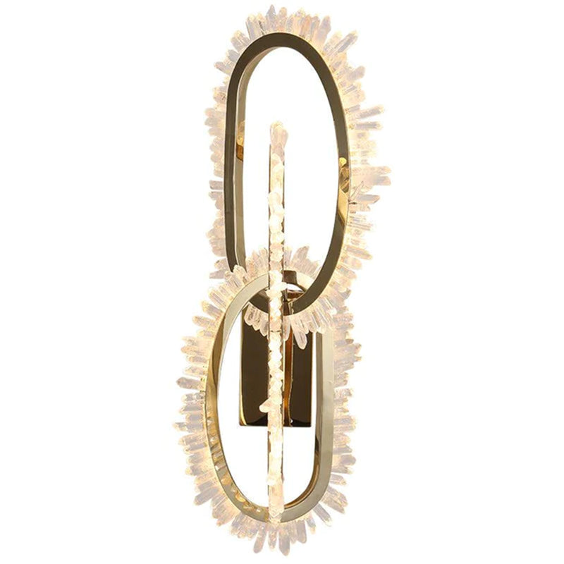 Cervine Wesley Rock Crystal Wall Sconce - Richardrider