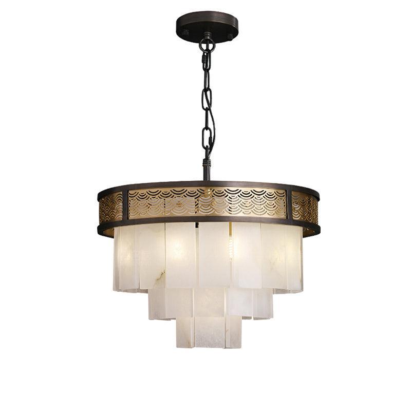 Marble Alabaster Lorry Multi-layer Classic Chandelier - Richardrider