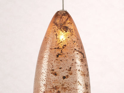 Edda Cascade Teardrop Mercury Glass Linear Chandelier 48'' 54''L