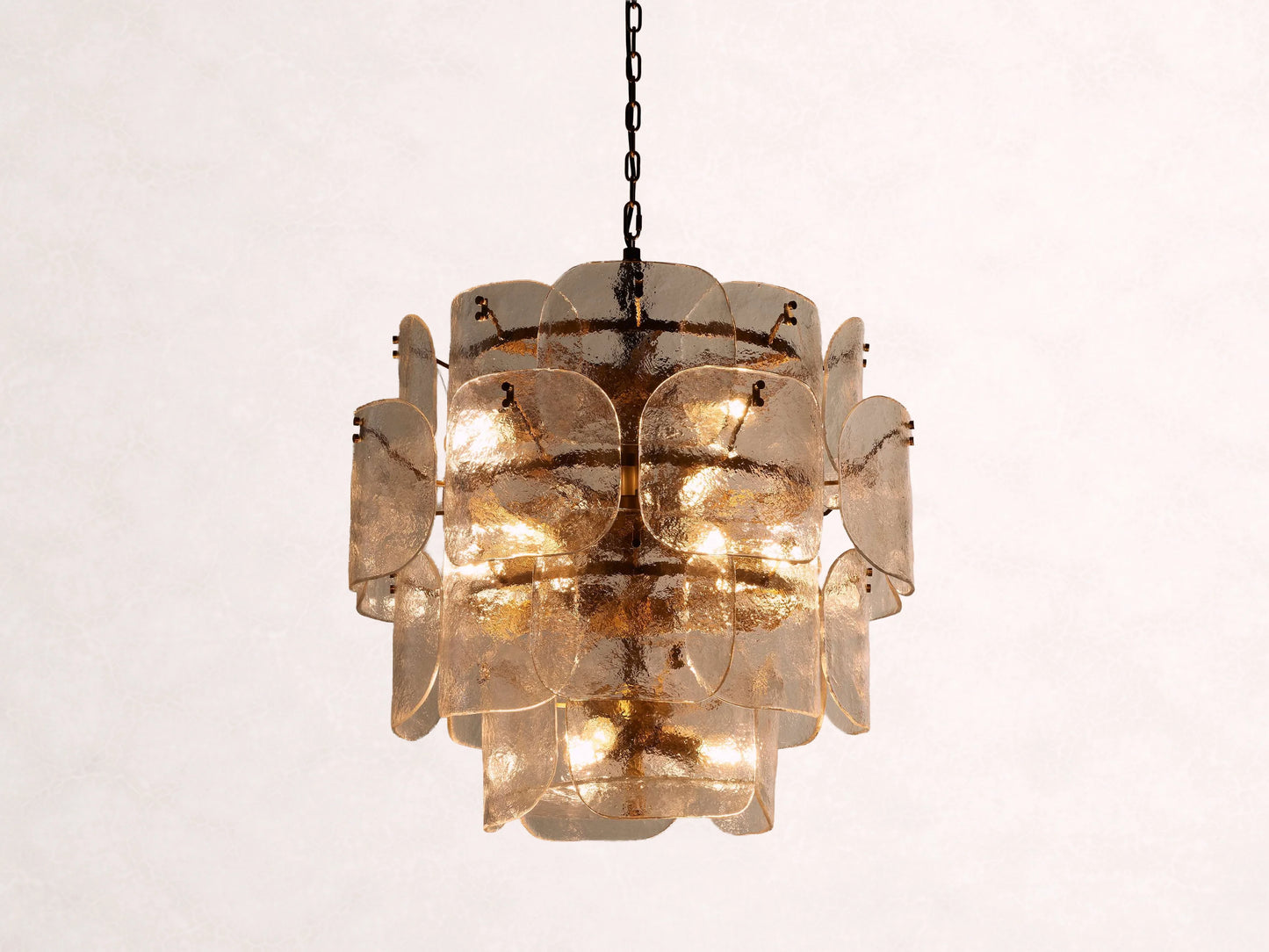Blaire Round Glass Chandelier 32''D
