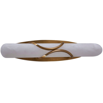 Basalt Tubular Alabaster Wall Sconce