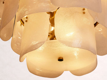 Blaire Round Glass Chandelier 32''D