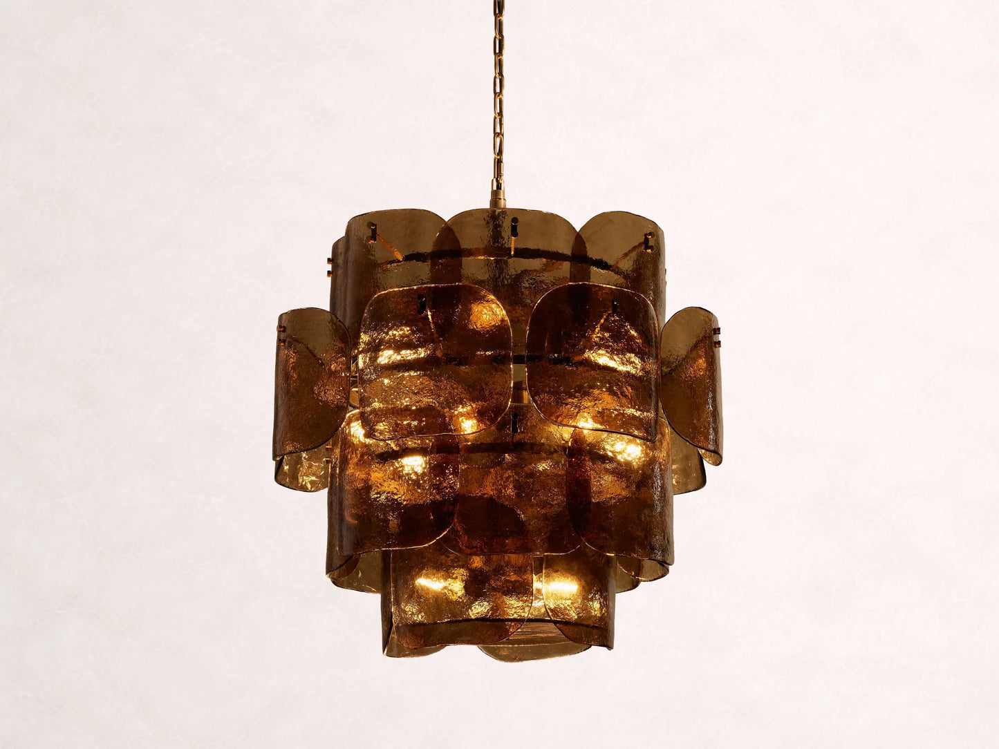 Blaire Round Glass Chandelier 32''D